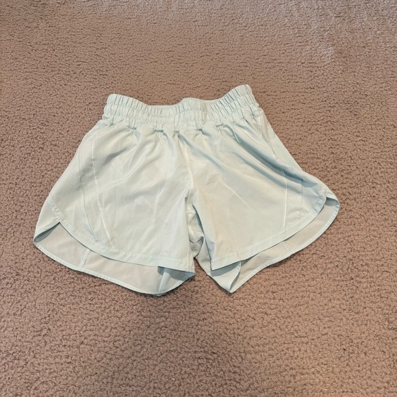 lululemon athletica Pants - Lululemon Track That Short 5"Blue Glow Size 6